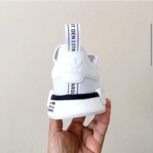 OG ADIDAS NMDS RD1 PK SNEAKERS TRIPLE WHITE JAPAN - Picture 5 of 10